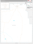 Jim Hogg County, TX Digital Map Premium Style